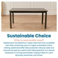 thumbnail image 5 of ECR4Kids 24in x 48in Rectangular Hardwood Table with 22in Legs, Childrens Furniture, Grey Wash, 5 of 9