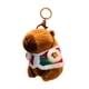 thumbnail image 5 of Llavero de juguete de peluche de Capybara CUTICAT para coche y mochila, 5 of 8