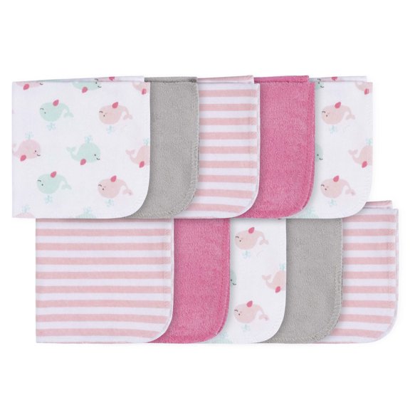 Parent's Choice Washcloth Set, Girls