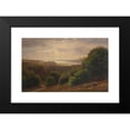 thumbnail image 2 of Godtfred Rump 18x13 Black Modern Framed Museum Art Print Titled - View from Vesterskov by Mariager; in the Background Fjord (1869), 2 of 5