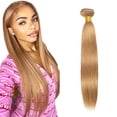 thumbnail image 1 of Hair Bundle Auokmar, 27 colores, rubio miel, liso, 32 pulgadas, 1 of 7