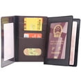 thumbnail image 3 of SPRING PARK Travel ID Card Passport Holder Ticket Document Protector Cover Case Bag Wallet, 3 of 7