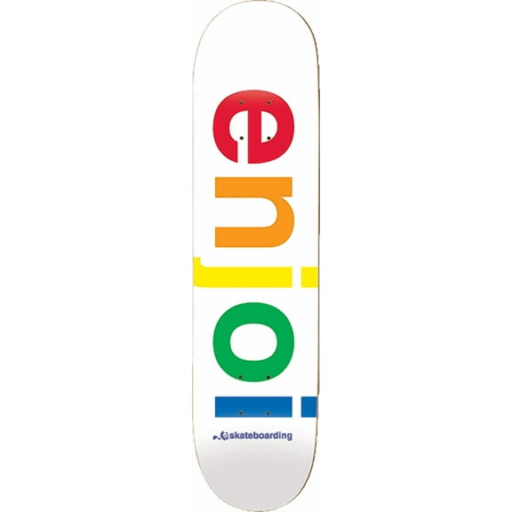 Enjoi Spectrum Deck-9.0 White
