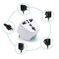 thumbnail image 2 of Lindmeyers 2x Travel Adapters US to EU Europe Asia Plug Universal Charger Outlet Converter, 2 of 6