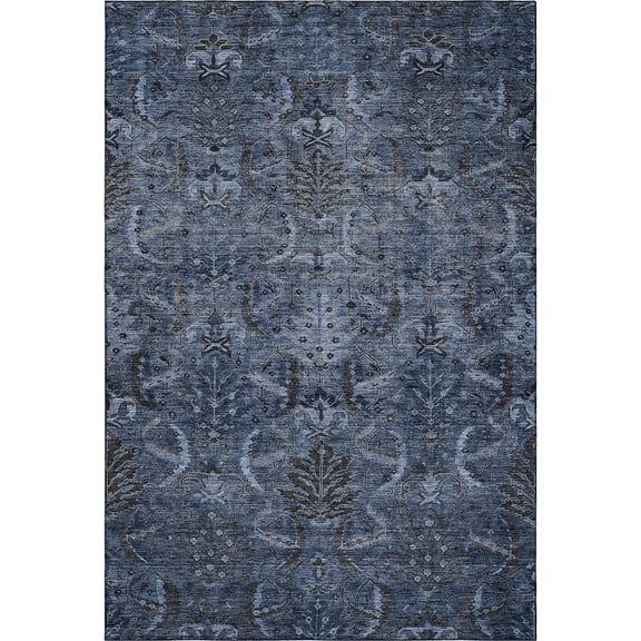 Dalyn Rugs Premium Machine Washable Mayfield AMF1082 Navy 3' x 5' Rug