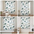 thumbnail image 5 of Watercolor Dandelion Semi Sheer Curtains Drapes for Living Room,Bedroom,French Doors Window 84 Inches Long,Spring Flowers Botanical Vintage Rod Pocket Chiffon Curtain Drapery Voile Draperies Panel, 5 of 8