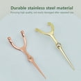 thumbnail image 3 of Stainless Steel Toothpick Dental Floss Recomable For Y Shape Flossing Holder Set Portable ECO-friendly Teeth Cleaning Tools, 3 of 6