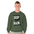 thumbnail image 5 of Hunter Called in Sick Buck Fever Unisex Plus Size Sweatshirt Brisco Brands 3X, 5 of 6