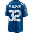thumbnail image 3 of Men's Nike Julian Blackmon Royal Indianapolis Colts Game Jersey, 3 of 4