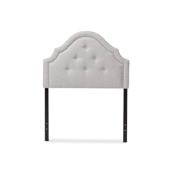 Baxton Studio Cora Modern and Contemporary Grayish Beige Fabric Upholstered Twin Size Headboard,Wholesale Interiors