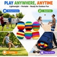 6/12/24PCS Footbag Balls, Handmade Knitted Hacky Sack Crochet Balls for ...