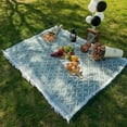 thumbnail image 3 of 1pc 90-150cm Moisture-proof Portable Mat Picnic Mat for Outdoor Camping Picnic Beach Outdoor Blanket - Perfect for Camping, 3 of 9