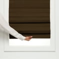 thumbnail image 4 of Taylor & Olive  Halfway Chocolate Insulating Cordless Roman Shade 50 - 59 Inches 52 x 72, 4 of 5