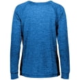 thumbnail image 2 of Holloway Sportswear S Womens Electrify 2.0 V-Neck Long Sleeve Tee Royal Heather 222717, 2 of 4