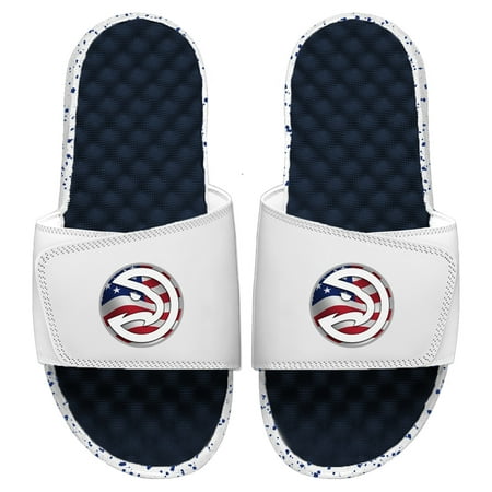 

Youth ISlide Navy/White Atlanta Hawks Americana Slide Sandals