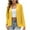 Yellow, variant on FAIWAD Blazers for Women Work Casual Long Sleeve Oversized Open Blazer Jacket Solid Color Slim Work Blazer