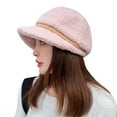 thumbnail image 5 of CoCopeanut Autumn Winter Baseball Cap Women Artificial Lamb Wool Hats Version Tide Warm Cap Plush Baseball Caps Spring Baseball Cap Gift, 5 of 6