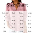 thumbnail image 3 of Womens Long Sleeve Collared Polo Sweater V Neck Knit Ribbed Business Casual Pullover Sweaters 2026 Fall Outfits S, 3 of 6