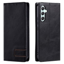 for Samsung Galaxy S25 Plus Case Classic Design, Premium PU Retro Leather Wallet Case RFID Blocking Card Holder, Built-in Magnetic Flip Kickstand Soft Inner Case for Samsung Galaxy S25 Plus,Black
