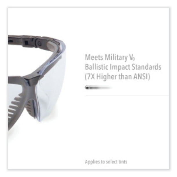 Genesis Safety Eyewear, Black Nylon Frame, Clear Polycarbonate Lens Genesis Safety Eyewear, Black Nylon Frame, Clear Polycarbonate Lens