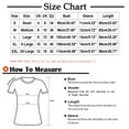 thumbnail image 2 of Fesfesfes Womens Fashion Women Summer T- Shirt Cold Shoulder Pullover Blouse V-Neck Short Sleeve Printed Tops Womens Tops 8(L), 2 of 4