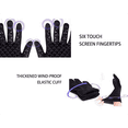thumbnail image 2 of BUBABOX 2 Pairs Winter Knit texting Gloves for Adult, Non-slip Touchscreen Gloves Unisex, Mens Winter Thermal Driving Gloves for Driving,Running,Driving,Hiking(grey,black), 2 of 9