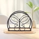 thumbnail image 2 of Porta servilletas de mesa moderno de metal, porta servilletas para mesas de cocina y encimeras, uso en interiores y exteriores, porta servilletas de mariposa negra, 2 of 6