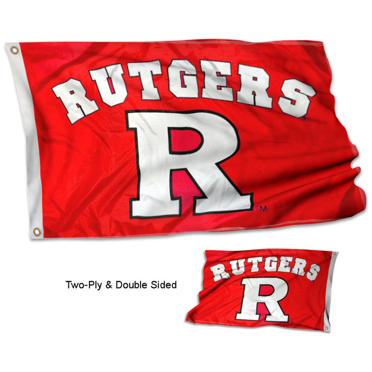 Rutgers University Scarlet Knights House Flag College Flags /& Banners Co