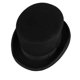 thumbnail image 5 of Sombrero cilíndrico de fieltro Harhinhe, sombrero de fieltro de lana, sombrero de boda, sombrero de vestir, sombrero de fiesta de carnaval, sombrero negro con circunferencia, 5 of 6