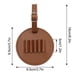 thumbnail image 2 of Precios Reducidos, Etiqueta de bolso de cuero grabada personalizada, accesorios personalizados para camisetas de padrinos de boda, regalos de Navidad para hombres Akmoler, 2 of 8