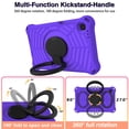 thumbnail image 5 of Allytech Galaxy Tab A7 Lite 8.7 Case 2021 SM-T220 T225, Soft EVA  Case for Kids Rotating Stand Handle Heavy Duty Protective Shockproof Kids Friendly Case Cover for Samsung Galaxy A7 Lite 8.7"-Purple, 5 of 7