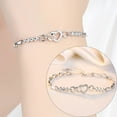 thumbnail image 2 of Juguetes Para Niño Pulsera chapada en amatista 925 con forma de corazón y diamantes, joyería femenina de corazón a corazón. Juguetes Para Bebe 1 Año, 2 of 7
