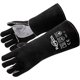 thumbnail image 1 of Guantes para chimenea RAPICCA, resistentes al calor, de piel negra, 1 of 7