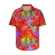 thumbnail image 4 of Blusa y camisa de manga corta con cuello vuelto para hombre, blusa informal con botones y estampado hawaiano, blusa de manga corta con cuello vuelto para hombre, 4 of 7
