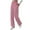 Red, variant on Maean Women's Striped Pants Fleece Fuzzy Lined Straight Leg Loose Trousers Casual High Waist Sweatpants
