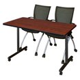 thumbnail image 7 of Regency 60" x 24" Kobe Mobile Training Table- Beige & 2 Apprentice Chairs- Black, 7 of 7