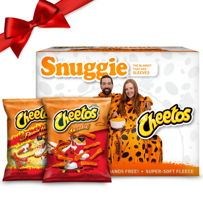 Cheetos Holiday Bundle Featuring 1 Snuggie and 2 Cheetos Snack 