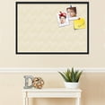 thumbnail image 3 of PinPix 40x28 Custom Cork Bulletin Board Modeco Zig Zag Beige Poster Board Has a Fabric Style Canvas Finish, Framed in Modeco Zig Zag Beige, by ArtToFrames (PinPix-1534), 3 of 5