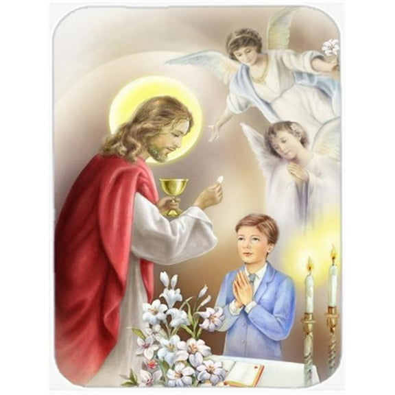 First Communion Boy Mouse Pad, Hot Pad or Trivet