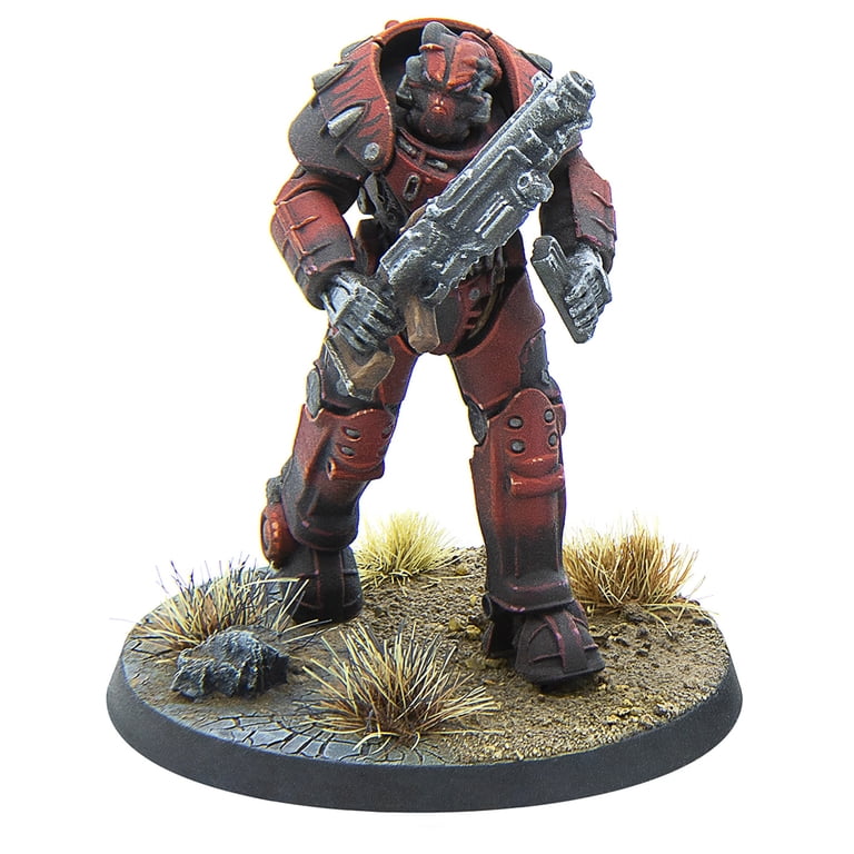 Fallout: Wasteland Warfare Unaligned X-01 Power Armor Figures, 3