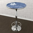thumbnail image 5 of Toronto Maple Leafs Watermark Bar Table with Adjustable Footrest and Acrylic Top, 5 of 5