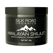 Silk Road Organics Pure Himalayan Shilajit Semi-Liquid with Fulvic Acid Supplement 30g