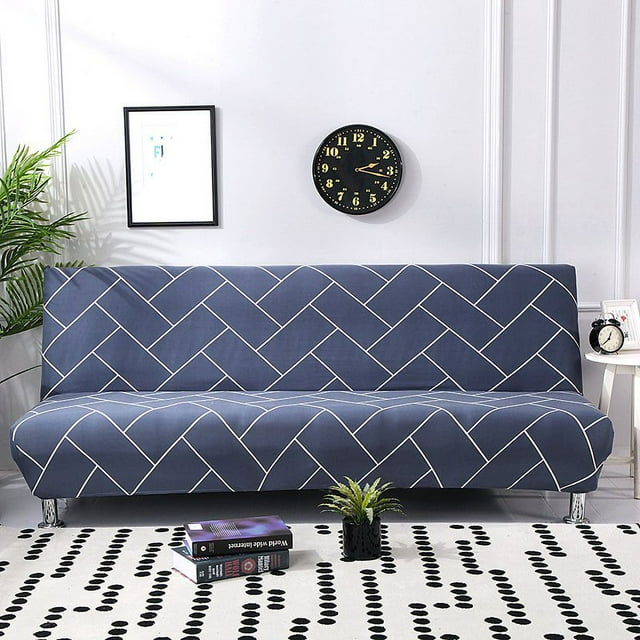 YOPTOP Futon Sofa Slipcover Elastic Armless Sofa Cover Furniture Protector for Sofa Bed,fashionlines