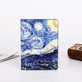 thumbnail image 4 of Funda portapasaporte y visa, de piel sintética. Diseño: La noche estrellada y Almendro en Flor, Van Gogh. Mamá Pulpo Porta pasaporte, 4 of 4