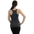 thumbnail image 5 of ToBeInStyle Womens Essential Ribbed Racerback Versatile Layering Cotton Blend Tank Top, 5 of 5