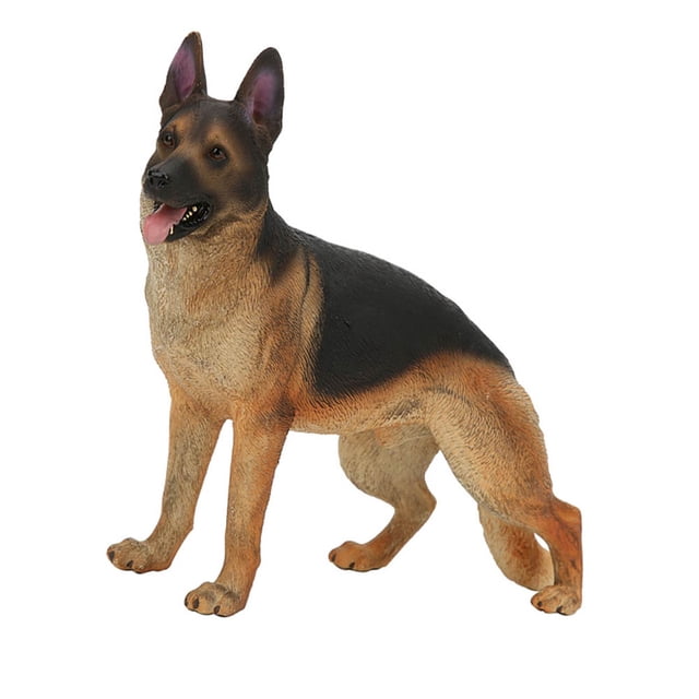 Exquisita Mano de Obra de Trabajo Agradable Decoración PlásTica Modelo Estereoscópico Modelo de Perros Alemán, Modelo de Perros Pastor Alemán, Maestros para Coleccionistas