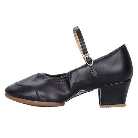

Women s Solid Color Buckle Two Point Sole Rubber Low Heel Thick Heel Dance Shoes Sandals Earth Runners Women Sandals Heeled Sandals for Women Size 11 Sandals for Women Wedge Flip Flops Two Strap