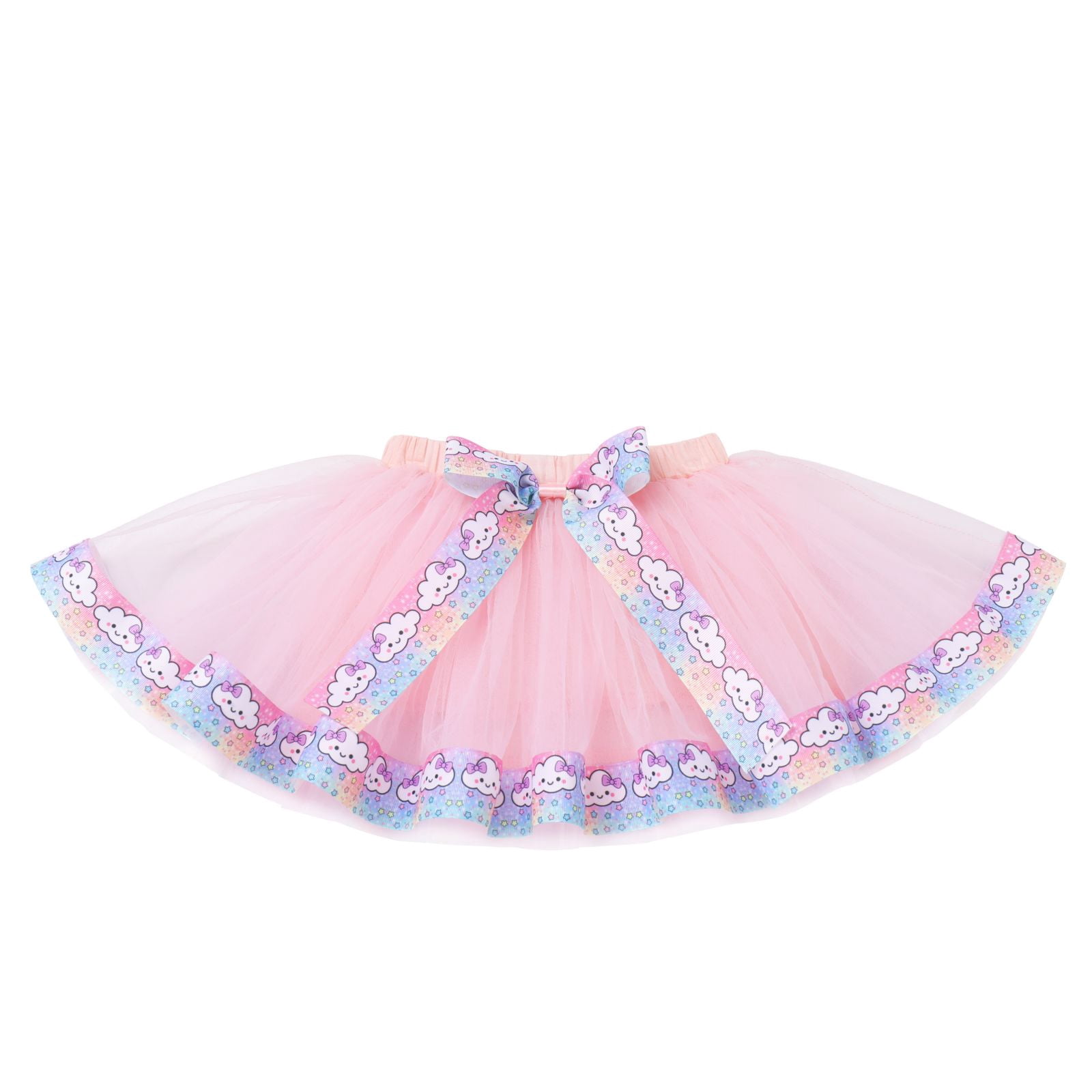 IBTOM CASTLE Infant Baby Girls 1st Birthday Outfits Short Sleeve Romper + Tutu Skirt + Headband 3PCS Set for Cake Smash Photoshoot 1 Year Pink
