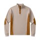 thumbnail image 4 of Tops de Verano de Manga Larga para Hombres Cuello de Pie Color Bloque Botón Abajo Camisa, Tops de Manga Larga Patchwork Blusa Casual con Ajuste Relajado, Chaqueta de Moda Ligera, 4 of 6