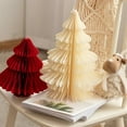 thumbnail image 7 of Shoreew Honeycomb Paper Christmas Tree 3D Foldable Accordion Xmas Tree Winter Tabletop Centerpiece for Holiday Dinner Table Indoor Home Decor, 7 of 7